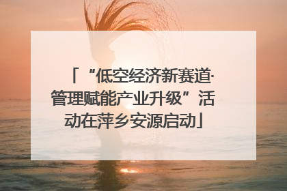 “低空经济新赛道·管理赋能产业升级”活动在萍乡安源启动