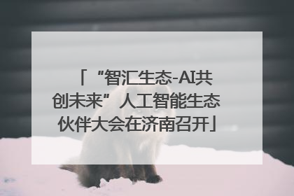 “智汇生态-AI共创未来”人工智能生态伙伴大会在济南召开