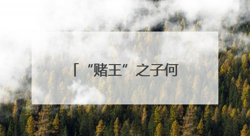 “赌王”之子何猷君收购王思聪旗下企业，接盘后前往山东参加活动
