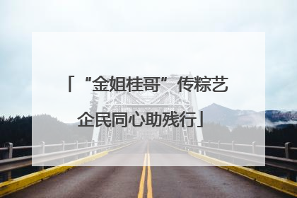 “金姐桂哥”传粽艺 企民同心助残行