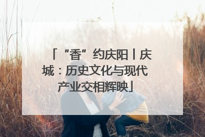 “香”约庆阳丨庆城：历史文化与现代产业交相辉映