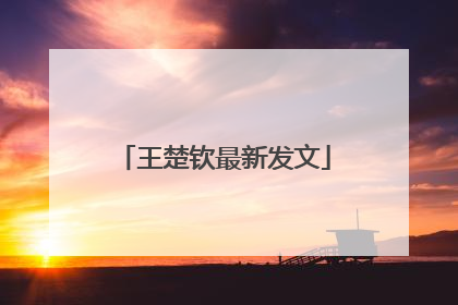王楚钦最新发文