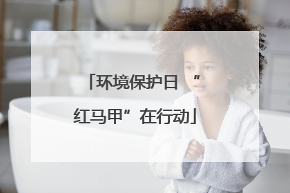 环境保护日 “红马甲”在行动