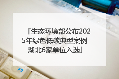 生态环境部公布2025年绿色低碳典型案例 湖北6家单位入选