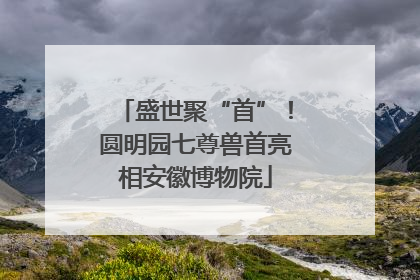 盛世聚“首”！圆明园七尊兽首亮相安徽博物院