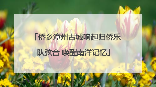 侨乡漳州古城响起归侨乐队弦音 唤醒南洋记忆