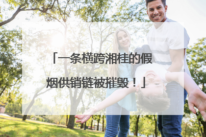 一条横跨湘桂的假烟供销链被摧毁！
