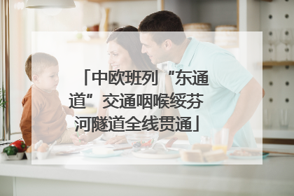 中欧班列“东通道”交通咽喉绥芬河隧道全线贯通