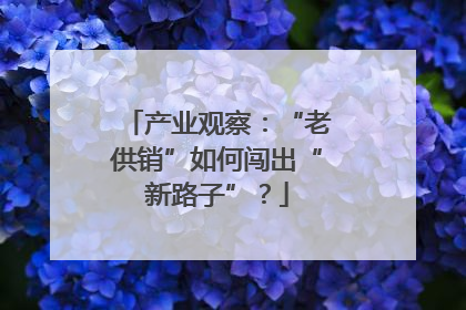 产业观察：“老供销”如何闯出“新路子”？