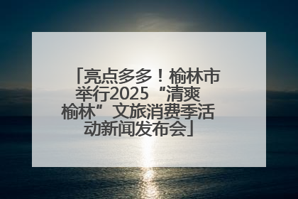 亮点多多！榆林市举行2025“清爽榆林”文旅消费季活动新闻发布会