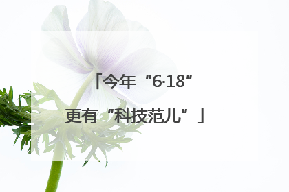 今年“6·18”更有“科技范儿”