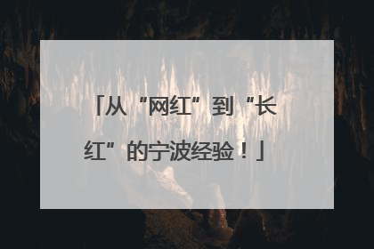 从“网红”到“长红”的宁波经验！