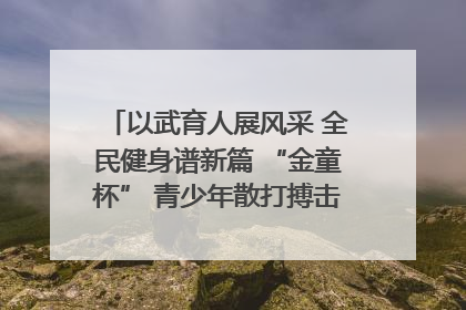 以武育人展风采 全民健身谱新篇 “金童杯” 青少年散打搏击邀请赛圆满落幕