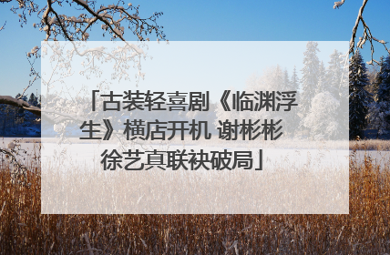 古装轻喜剧《临渊浮生》横店开机 谢彬彬徐艺真联袂破局
