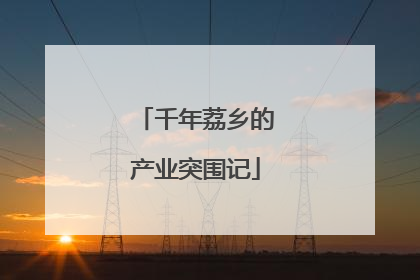 千年荔乡的产业突围记