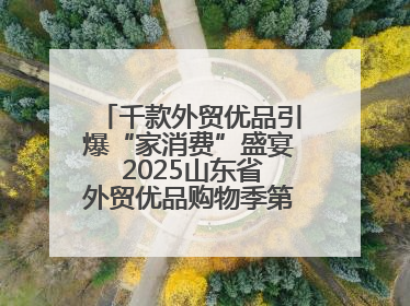 千款外贸优品引爆“家消费”盛宴 2025山东省外贸优品购物季第三期圆满收官