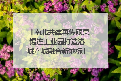 南北共建再传硕果 锡连工业园打造港城产城融合新地标