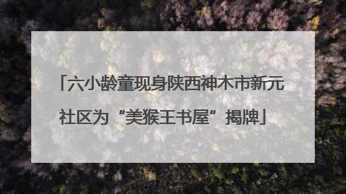 六小龄童现身陕西神木市新元社区为“美猴王书屋”揭牌