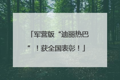 军营版“迪丽热巴”！获全国表彰！
