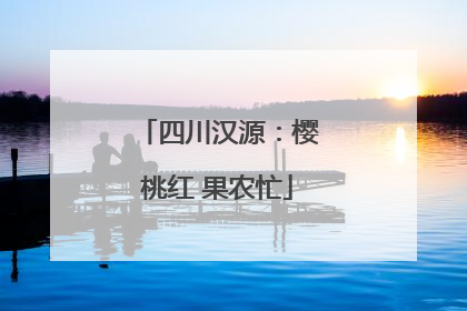 四川汉源：樱桃红 果农忙