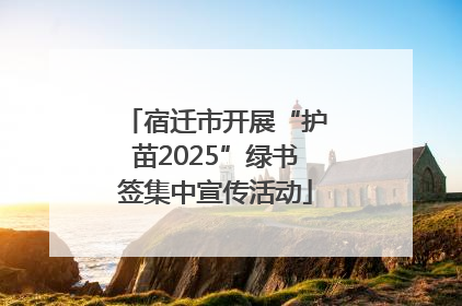 宿迁市开展“护苗2025”绿书签集中宣传活动