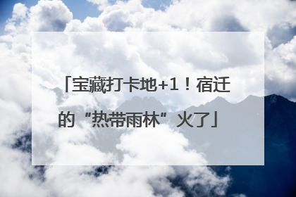 宝藏打卡地+1！宿迁的“热带雨林”火了