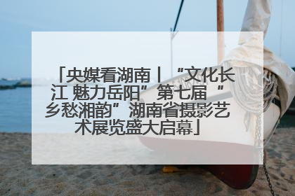 央媒看湖南丨“文化长江 魅力岳阳”第七届“乡愁湘韵”湖南省摄影艺术展览盛大启幕