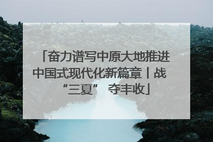 奋力谱写中原大地推进中国式现代化新篇章丨战“三夏” 夺丰收