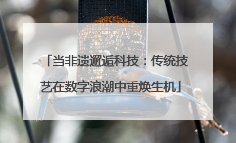 当非遗邂逅科技：传统技艺在数字浪潮中重焕生机