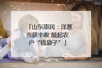 山东惠民：洋葱喜获丰收 鼓起农户“钱袋子”