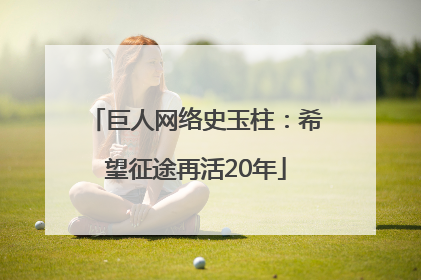 巨人网络史玉柱：希望征途再活20年