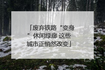 废弃铁路“变身”休闲绿廊 这些城市正悄然改变