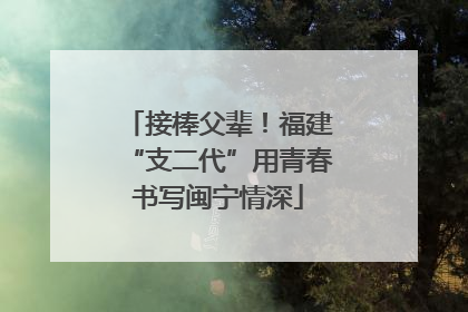 接棒父辈！福建“支二代”用青春书写闽宁情深