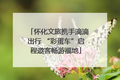 怀化文旅携手滴滴出行 “彩蛋车”启程邀客畅游福地