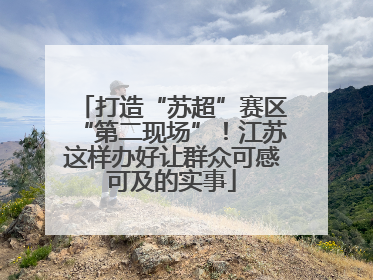 打造“苏超”赛区“第二现场”！江苏这样办好让群众可感可及的实事