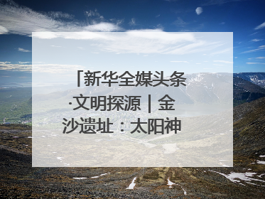 新华全媒头条·文明探源｜金沙遗址：太阳神鸟起飞的地方