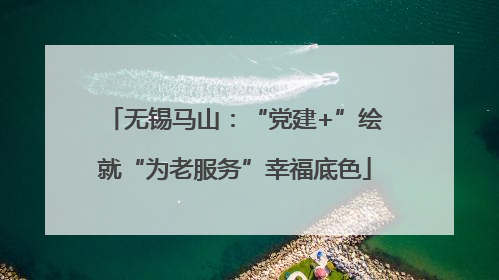 无锡马山：“党建+”绘就“为老服务”幸福底色