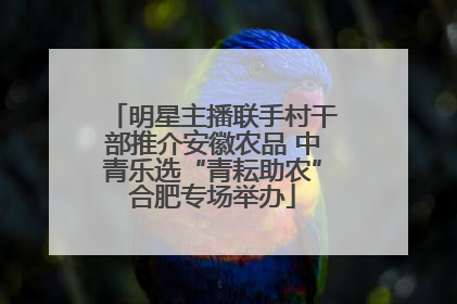 明星主播联手村干部推介安徽农品 中青乐选“青耘助农”合肥专场举办