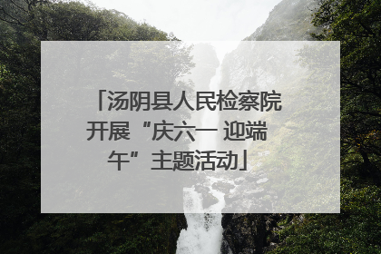 汤阴县人民检察院开展“庆六一 迎端午”主题活动