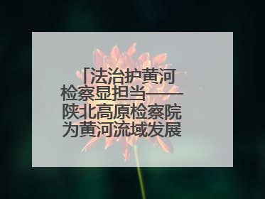 法治护黄河 检察显担当——陕北高原检察院为黄河流域发展注入法治动能