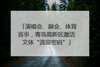 演唱会、展会、体育赛事，青岛高新区激活文体“流量密码”