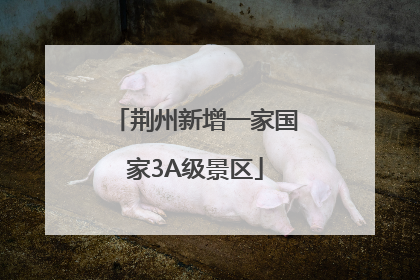 荆州新增一家国家3A级景区