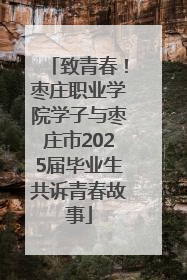 致青春！枣庄职业学院学子与枣庄市2025届毕业生共诉青春故事