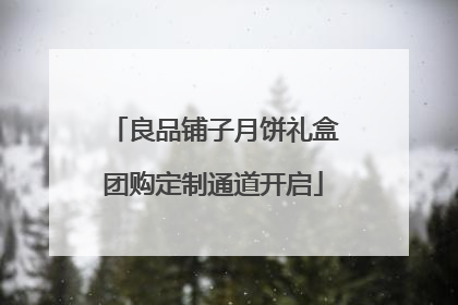 良品铺子月饼礼盒团购定制通道开启