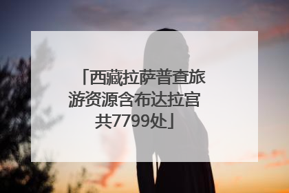 西藏拉萨普查旅游资源含布达拉宫共7799处
