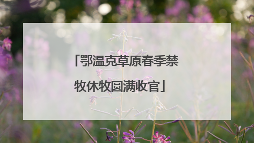 鄂温克草原春季禁牧休牧圆满收官