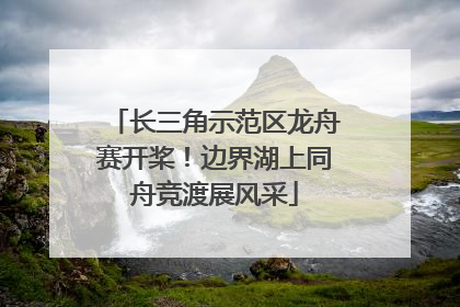 长三角示范区龙舟赛开桨！边界湖上同舟竞渡展风采