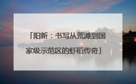 阳新：书写从荒滩到国家级示范区的虾稻传奇