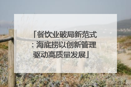 餐饮业破局新范式：海底捞以创新管理驱动高质量发展