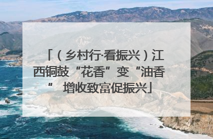 （乡村行·看振兴）江西铜鼓“花香”变“油香” 增收致富促振兴